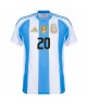 Günstige Argentinien Alexis Mac Allister #20 Heimtrikot Copa America 2024 Kurzarm